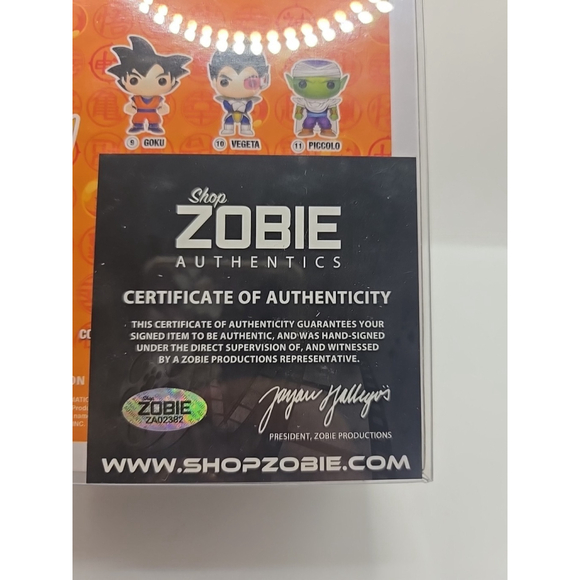 Funko Pop! Vinyl: Dragon Ball - Goku (Super Saiyan) #14 Signed Ian James Corlett - Picture 5 of 8